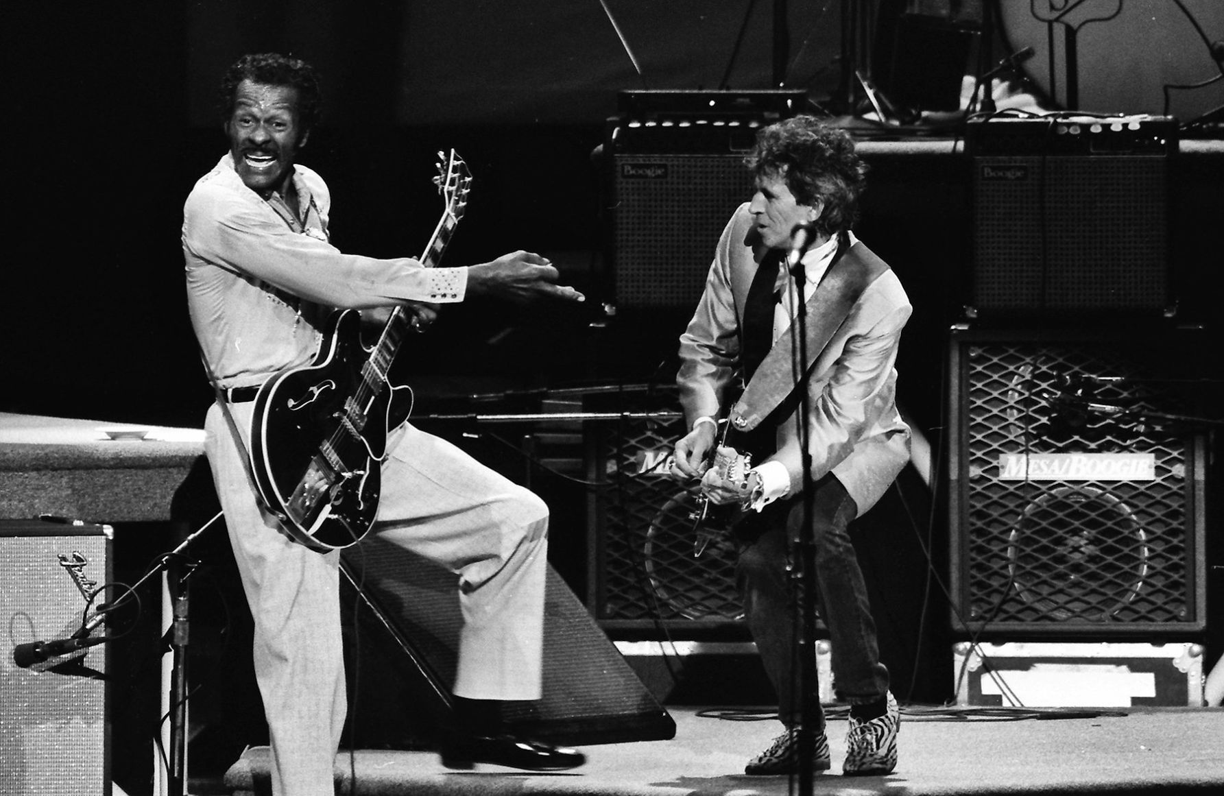 Chuck Berry's 60th birthday was a star-studded event